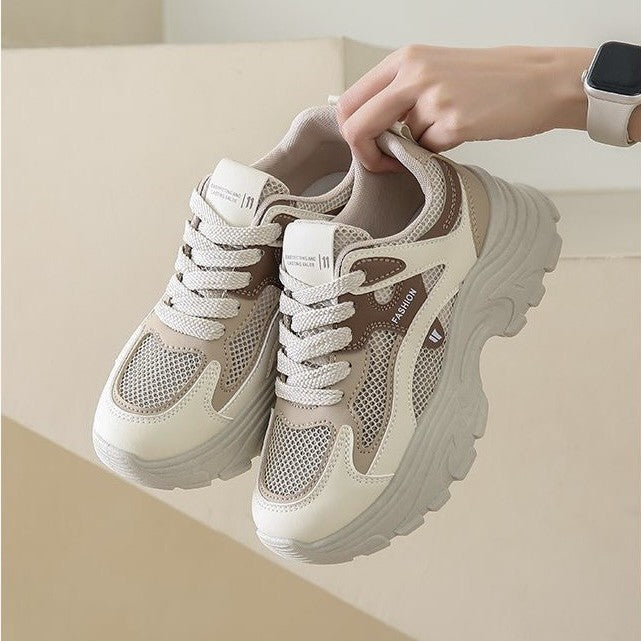 Ladies Fashion Sneakers with breathable mesh upper and cushioned sole Mune Fashion