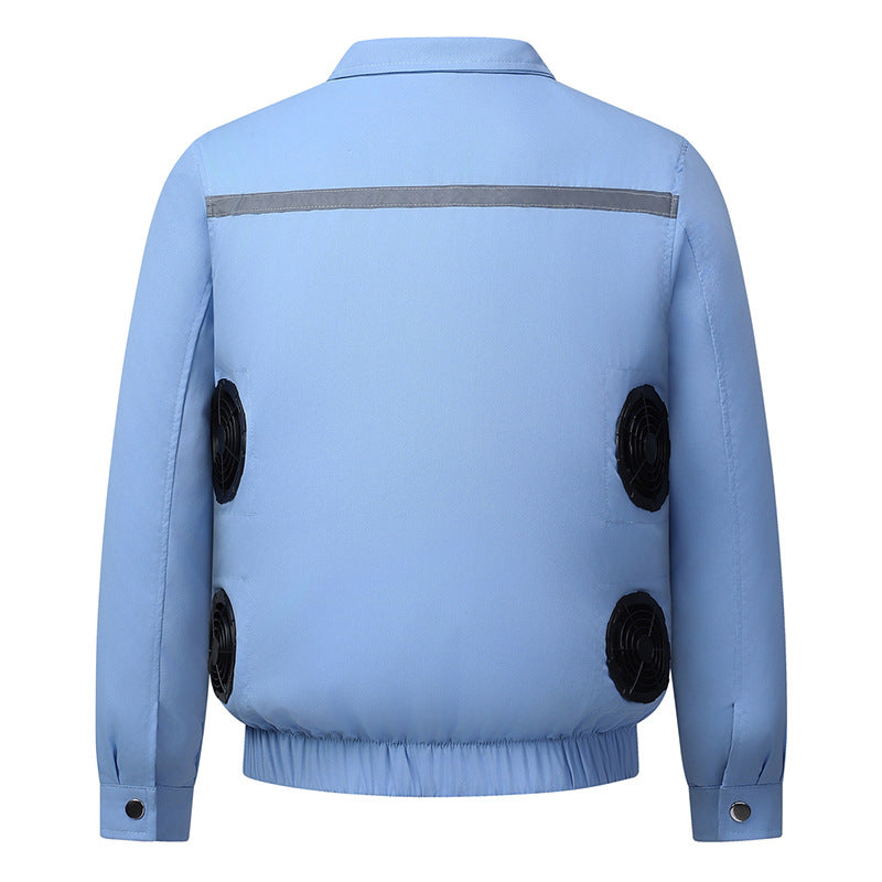 Unisex nan cooling work jacket with integrated ventilation system Mune Fashion