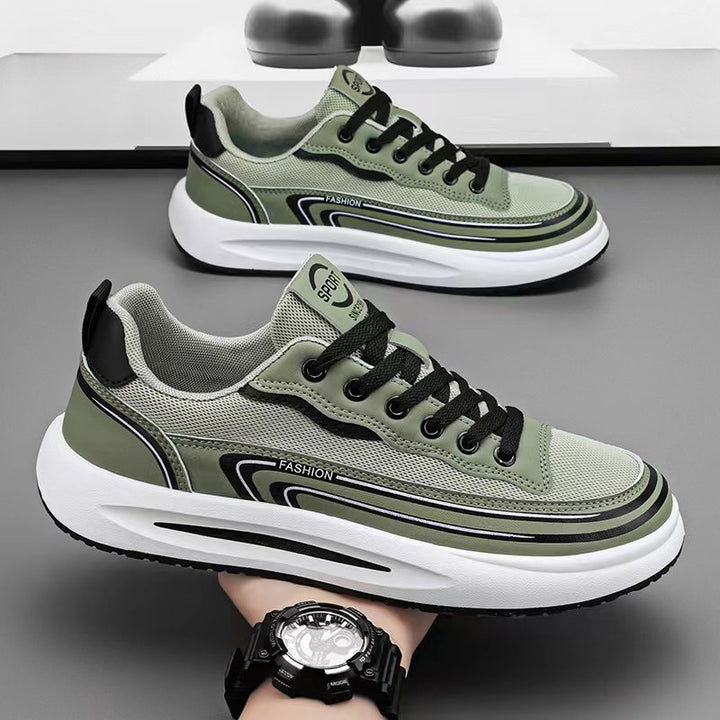 Men's lightweight breathable mesh sneakers with ergonomic platform sole Mune Fashion
