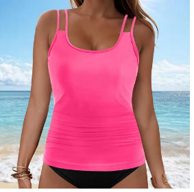 Ladies Tankini top with fashionable ruffle design Mune Fashion