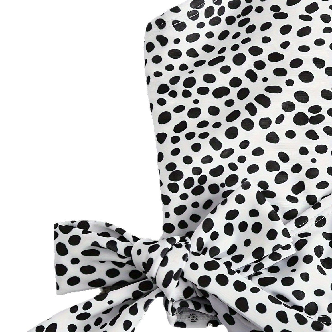 Women’s High-Waisted Wrap Bikini Set with Elegant Polka Dots Mune Fashion