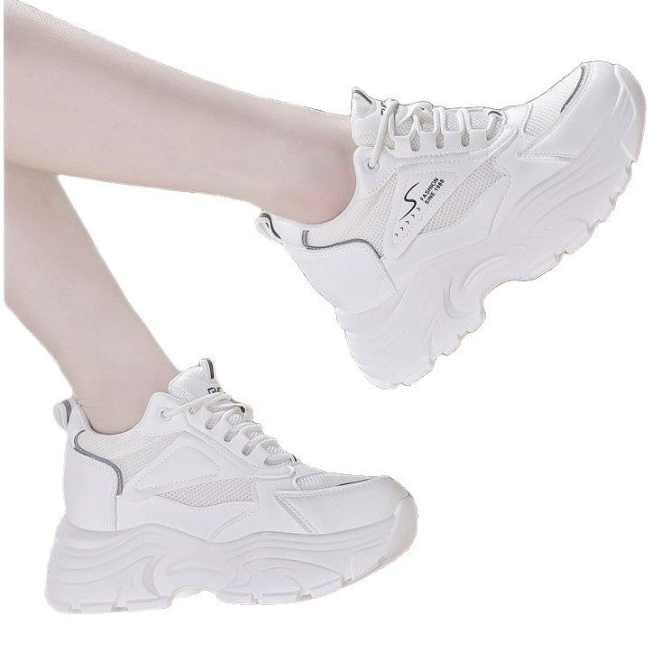 Women High-Top Sneakers with trendy Chunky Design and breathable upper material combination Mune Fashion