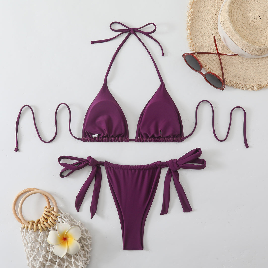 Women's minimalist triangle bikini Mune Fashion