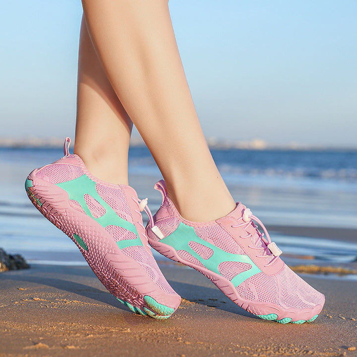 Women's ultra-light barefoot water shoes with non-slip flexible sole and quick release Mune Fashion