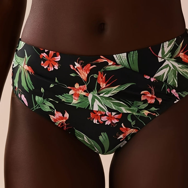 Women Colorful Patterned Triangle Bikini Mune Fashion
