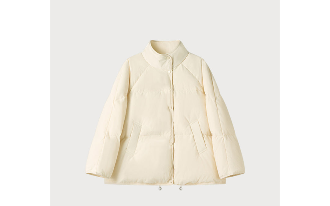 Women's Fashionable Transitional Jacket with High Collar Mune Fashion