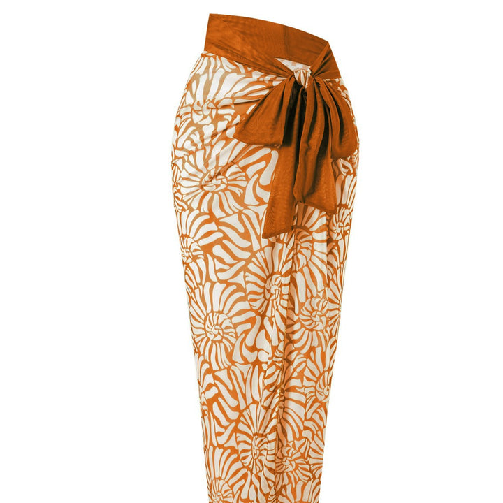 Ladies Elegant Beachwear with Floral Over Skirt Mune Fashion
