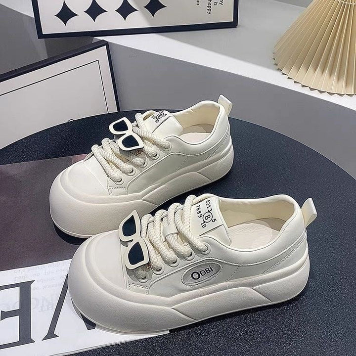 Women's Trendy Sneakers with Prominent Platform Mune Fashion