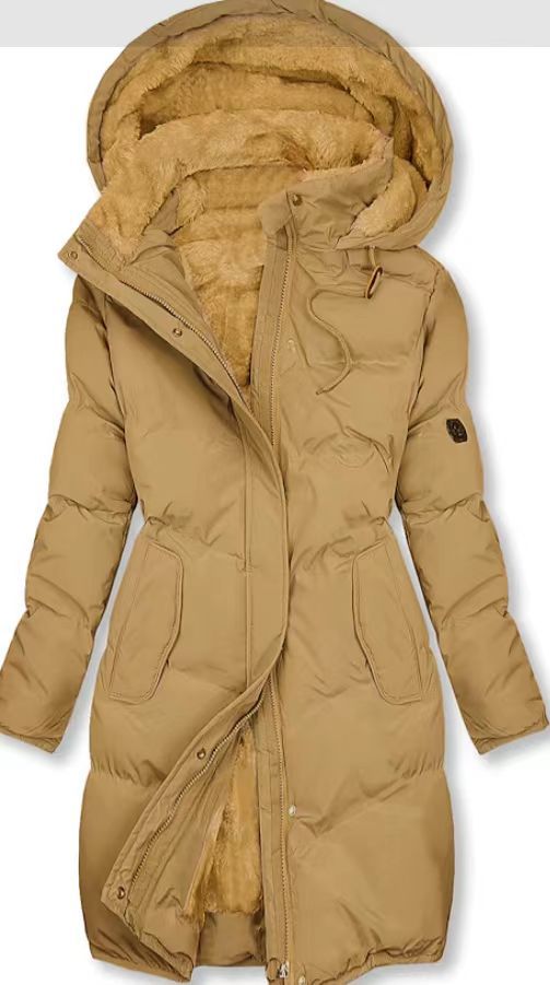 Women's Insulated Winter Parka with Removable Hood and Soft Lining Mune