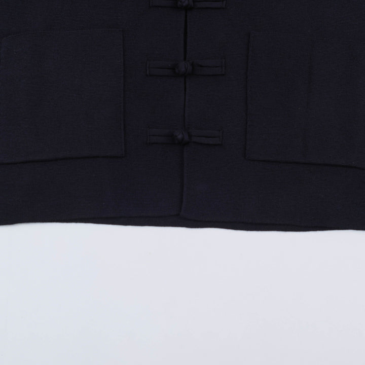 Women's short jacket with frog closures and patch pockets Mune Fashion