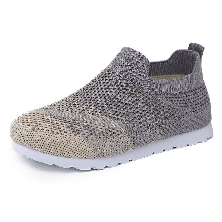 Women's Breathable Slip-On Sneakers with Elastic Mesh Structure Mune Fashion