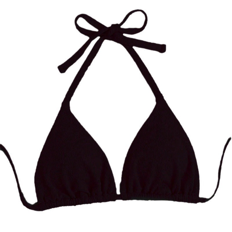 Women's Triangle Bikini Top with Deep V-Neck Mune Fashion