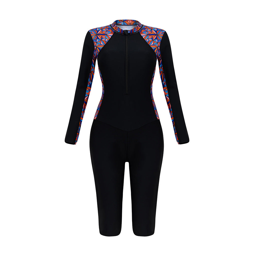 Damen Sportlicher Langarm-Seesuit Echo Archiv