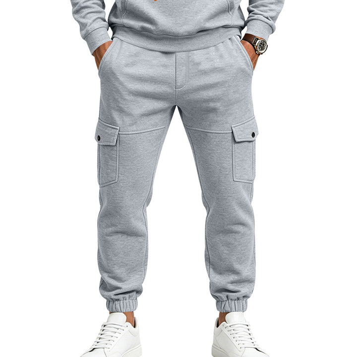 Men's cargo jogging pants with flap pockets and elastic waistband Mune Fashion