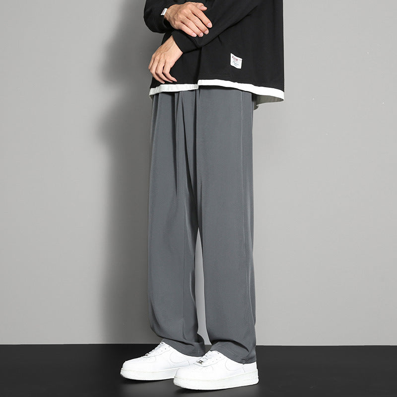 Men's Stylish Wide-Leg Casual Trousers