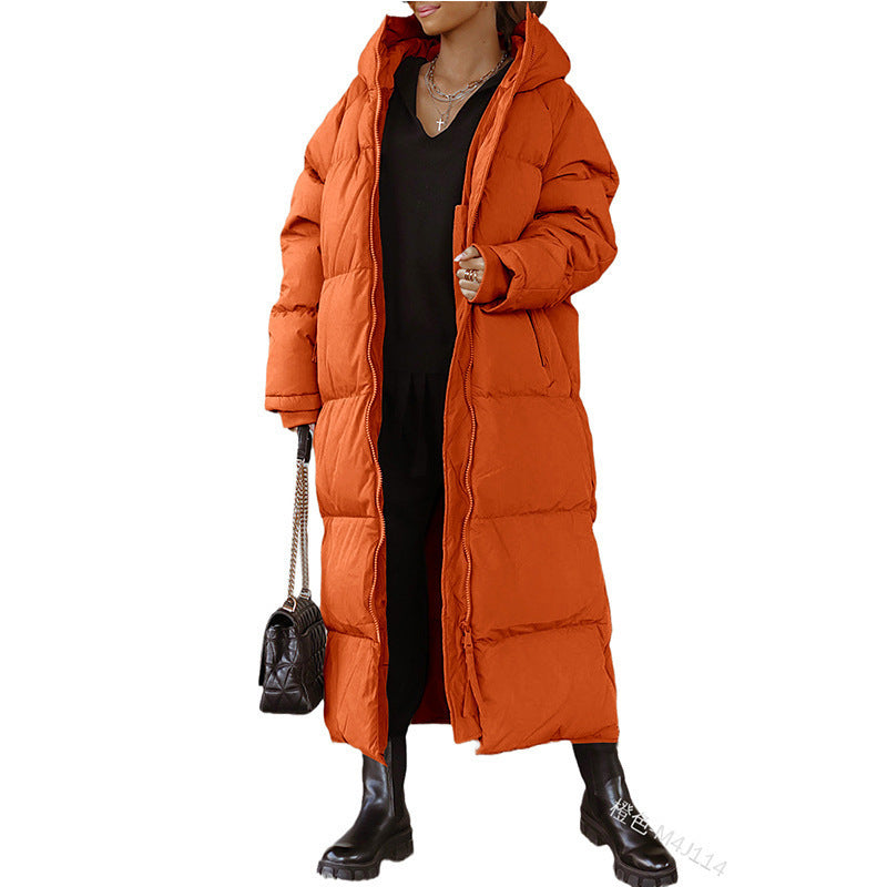 Tailored women's quilted coat winter