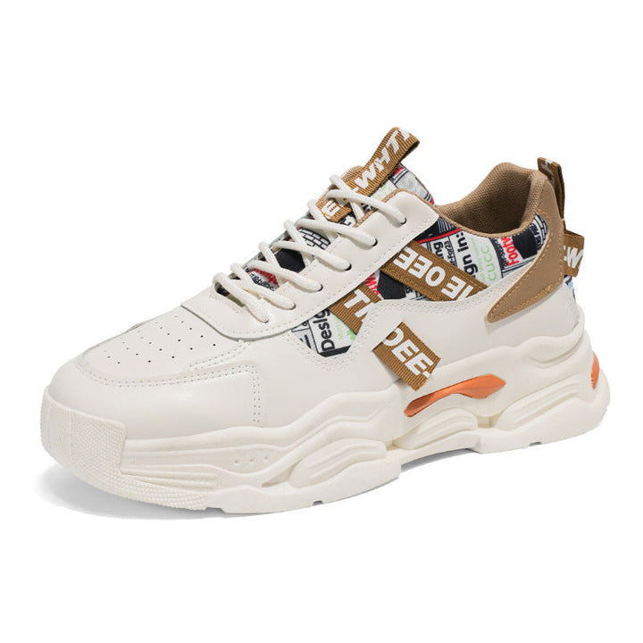 Women's Trendy Chunky Sneakers with Fashionable Graphic Design Mune Fashion
