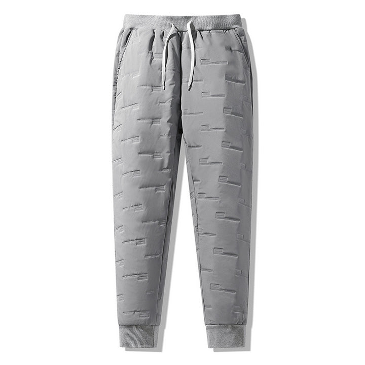 Men's sporty jogging pants with elastic waistband, drawstring, and ribbed cuffs Mune Fashion