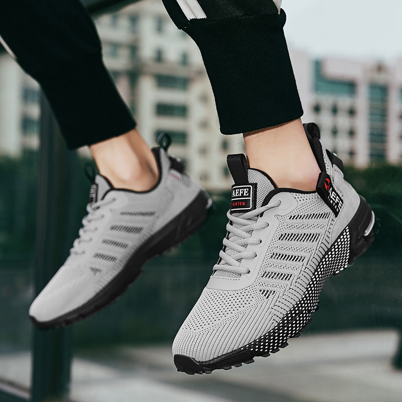 Men's breathable lightweight running shoes with shock-absorbing gel cushioning and non-slip outsole Mune Fashion