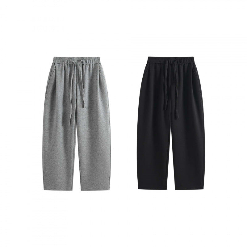 [Women] Wide high-waist lounge pants with drawstring, elastic waistband, and side pockets Mune Fashion
