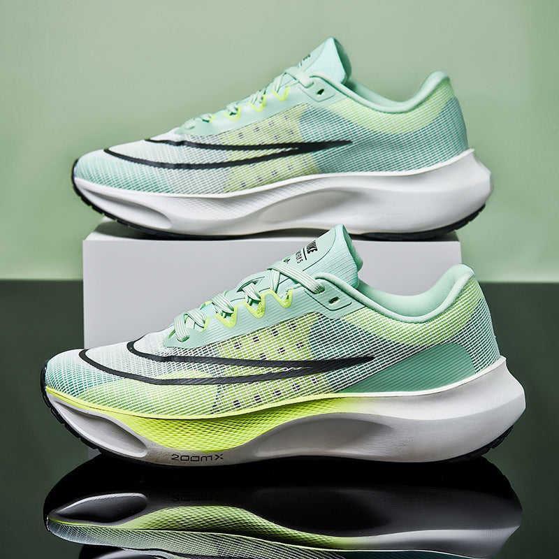 Unisex energy-efficient marathon running shoes with reactive foam midsole and stable heel cap Mune Fashion