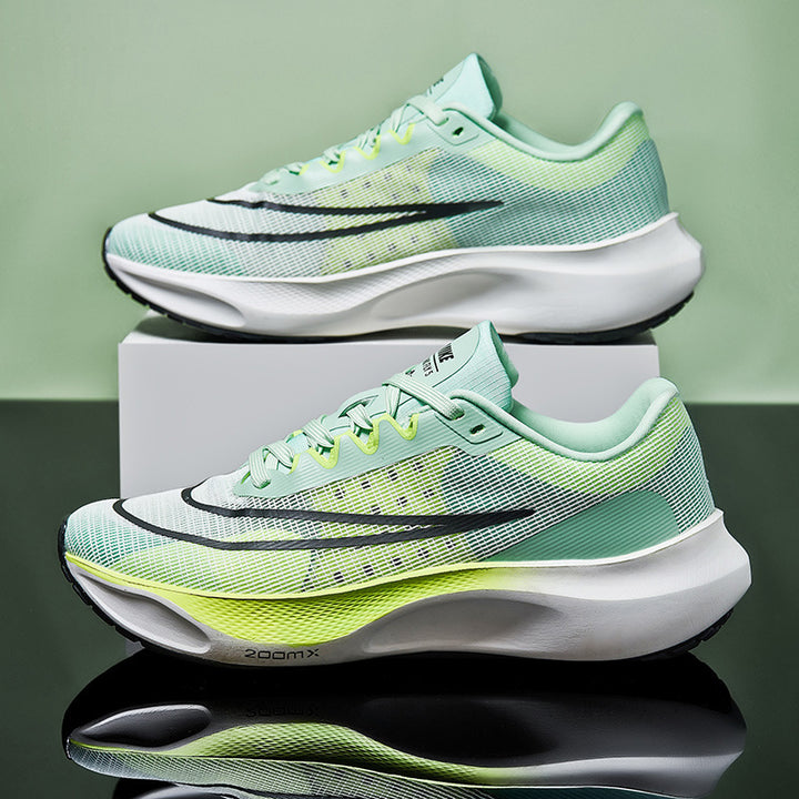Unisex energy-efficient marathon running shoes with reactive foam midsole and stable heel cap Mune Fashion