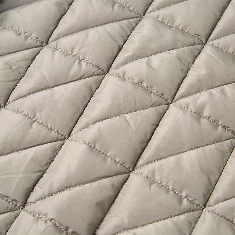 Men's Structured Bomber Jacket with Waffle Knit, Lightly Lined and Snap Placket Mune Fashion