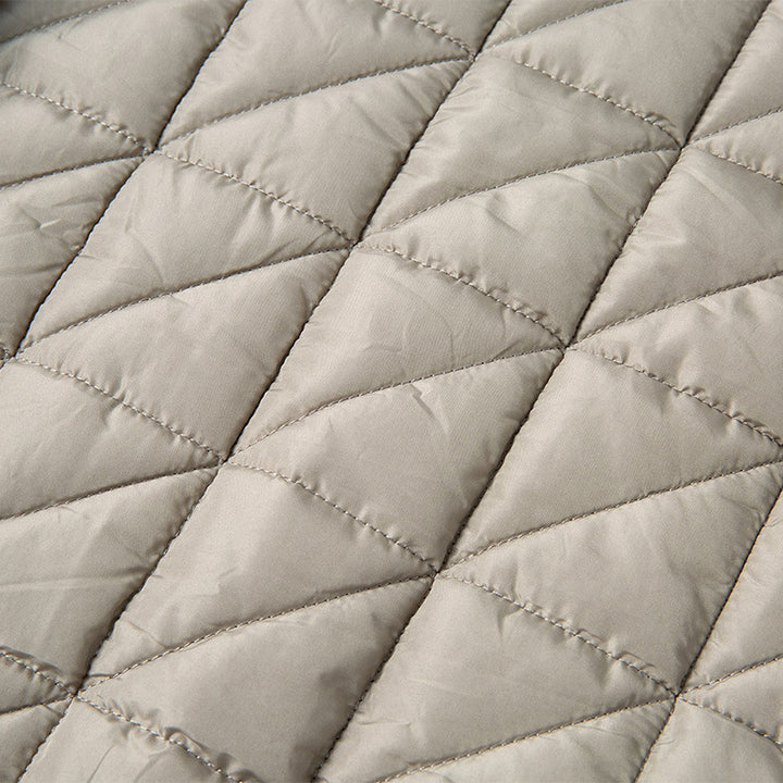 Men's Structured Bomber Jacket with Waffle Knit, Lightly Lined and Snap Placket Mune Fashion