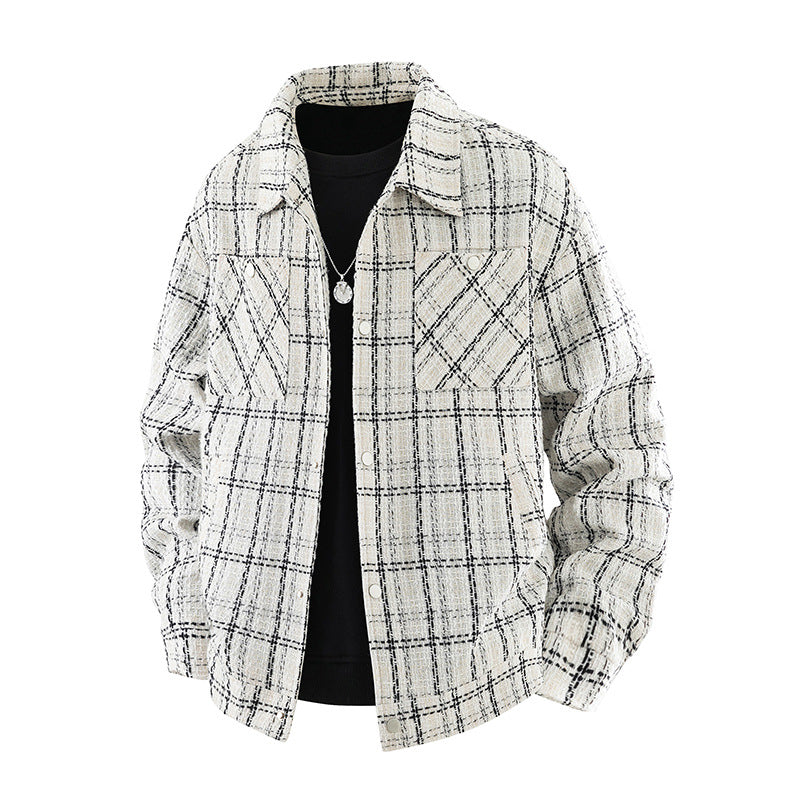 Men's Fashion Checkered Jacket