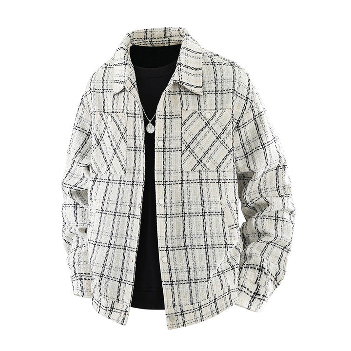 Men's Fashion Checkered Jacket