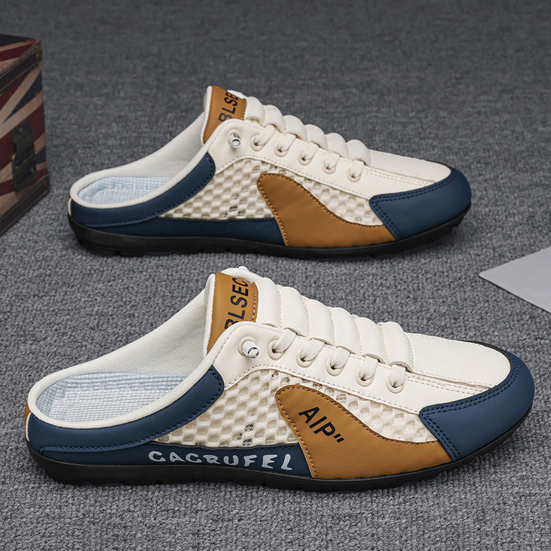 Men's Lightweight Slip-On Casual Sneakers with Breathable Mesh Design Mune Fashion