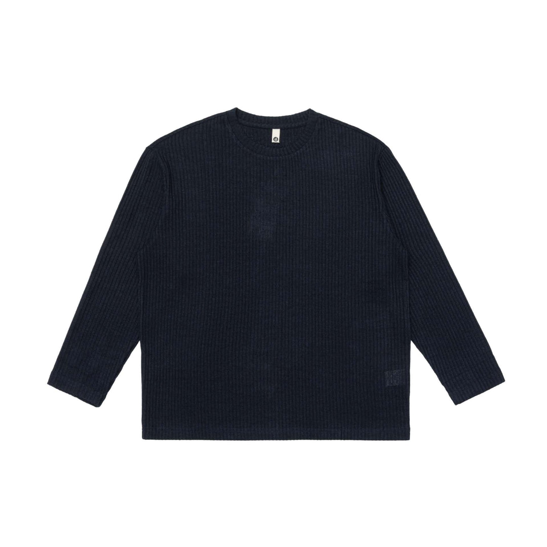 Unisex Ribbed Round Neck Sweater made of fine knit with Relaxed Fit Mune Fashion