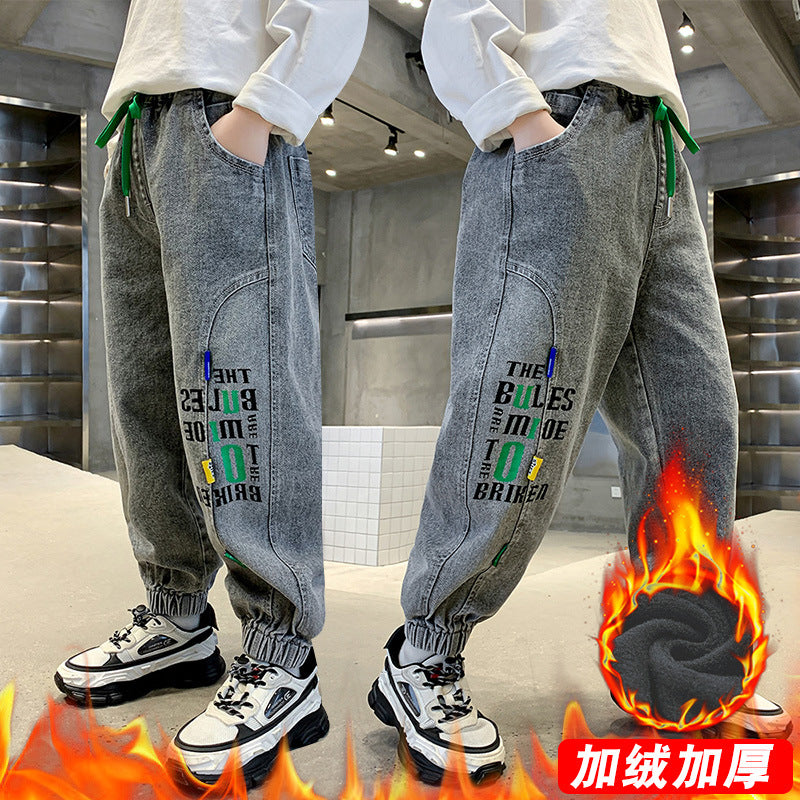 Women's comfortable leisure pants with creative print Mune Fashion