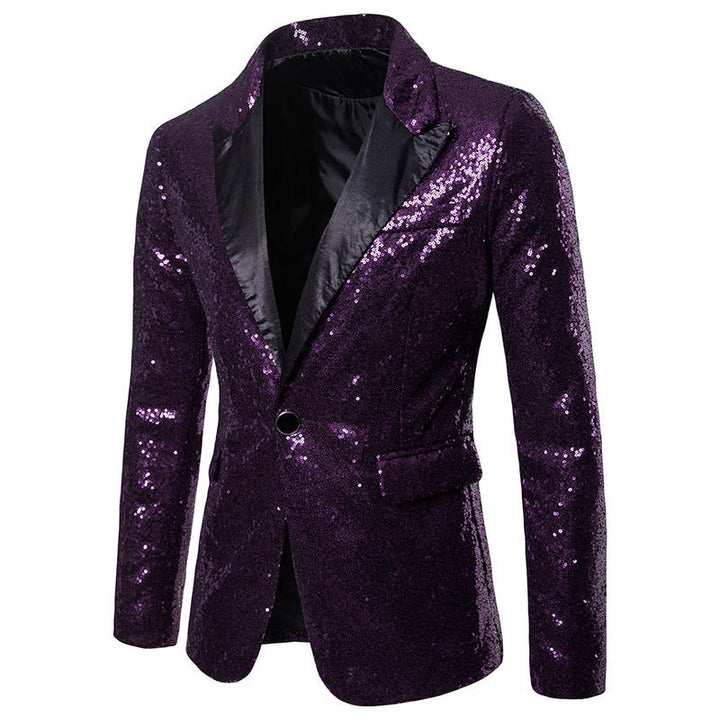 Men's Sequined Formal Blazer Mune