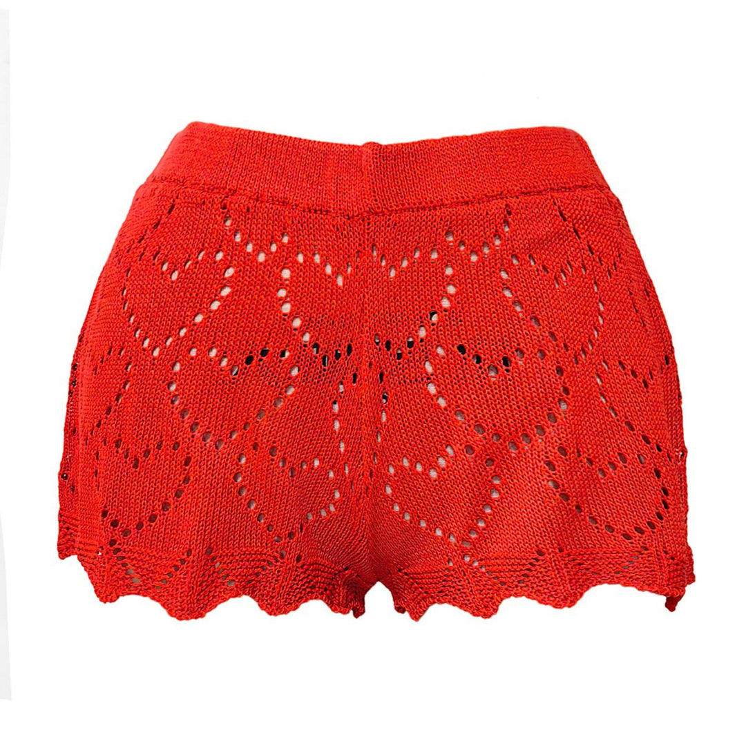 Ladies Crochet Beach Shorts Mune Fashion