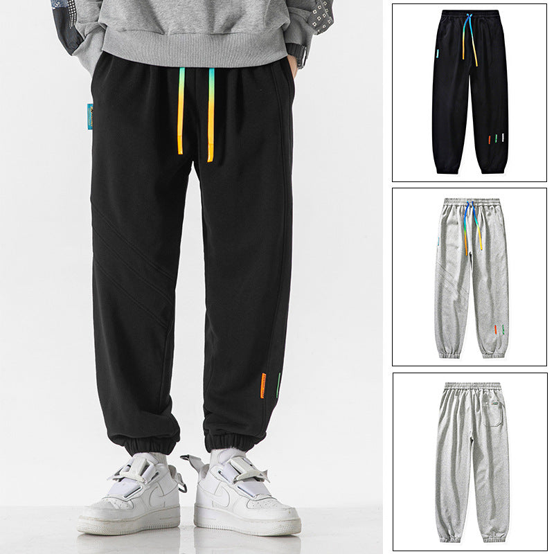 Men's Oversized Jogger Sweatpants made of cotton blend with drawstring and elastic cuffs Mune Fashion