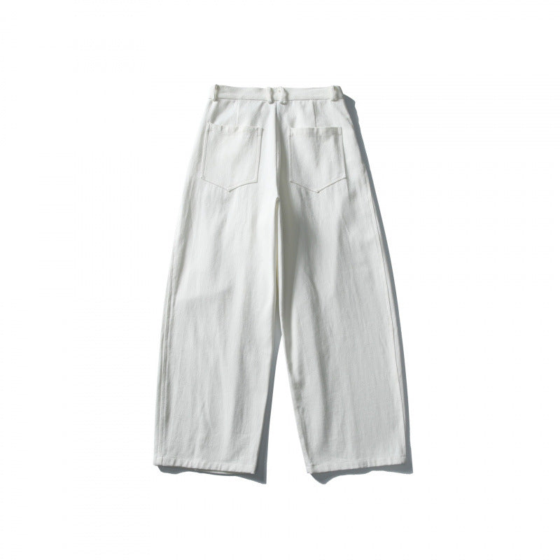 Women wide high-waisted culottes with pleats and side pockets Mune Fashion