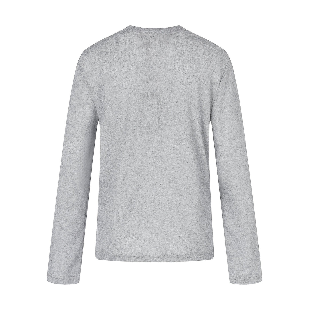 Unisex Long Sleeve Sweatshirt with Vintage Print and Crew Neck Mune Fashion