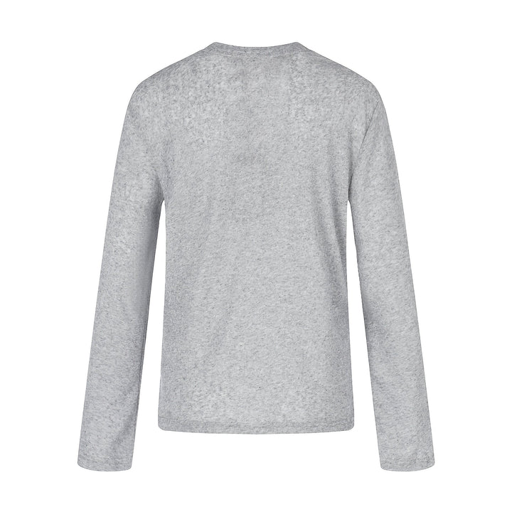 Unisex Long Sleeve Sweatshirt with Vintage Print and Crew Neck Mune Fashion