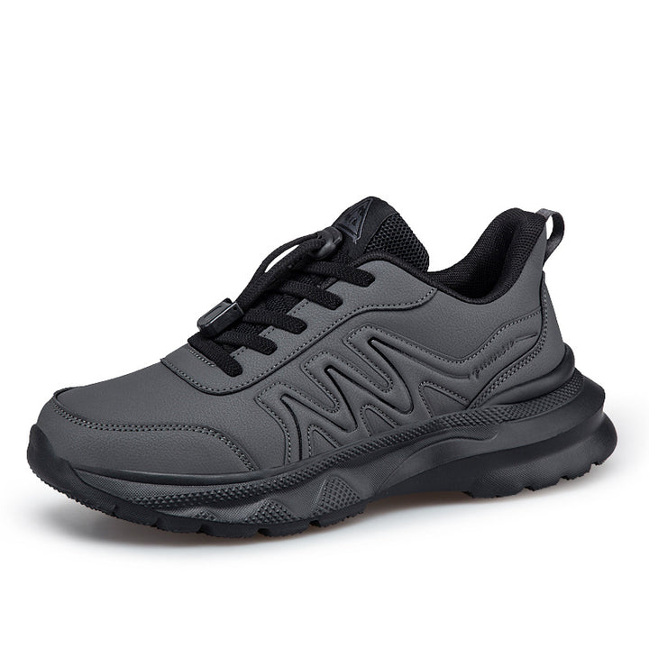 Men's urban comfort sneakers with cord lock, padded heel and shock-absorbing lightweight foam sole Mune Fashion