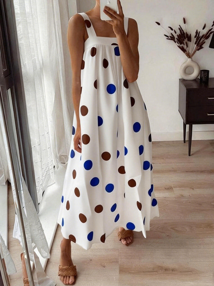 Ladies maxi dress with floral pattern and airy fit Mune Fashion