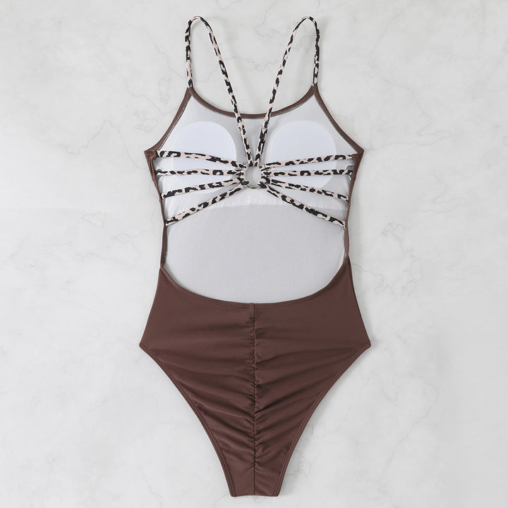 Women's One-Piece Swimsuit with Refined Cut Details Mune Fashion