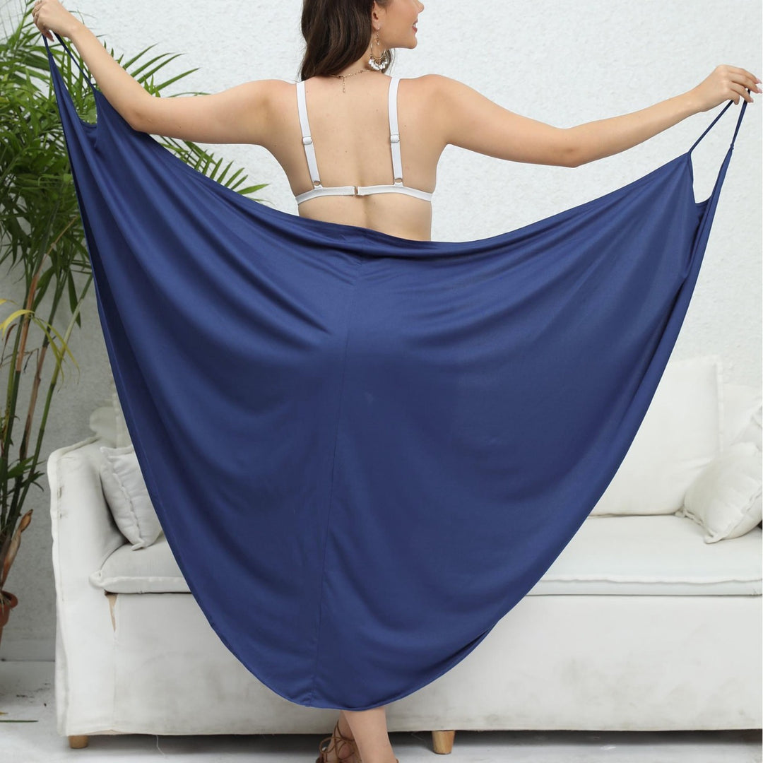 Women airy beach cover-up with side slit Mune Fashion