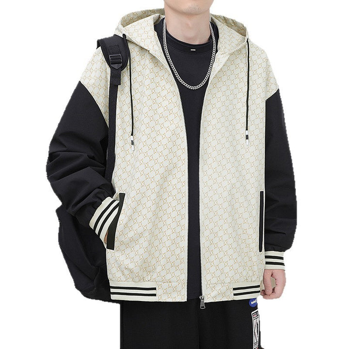 Men's sporty hoodie jacket with modern design Mune Fashion