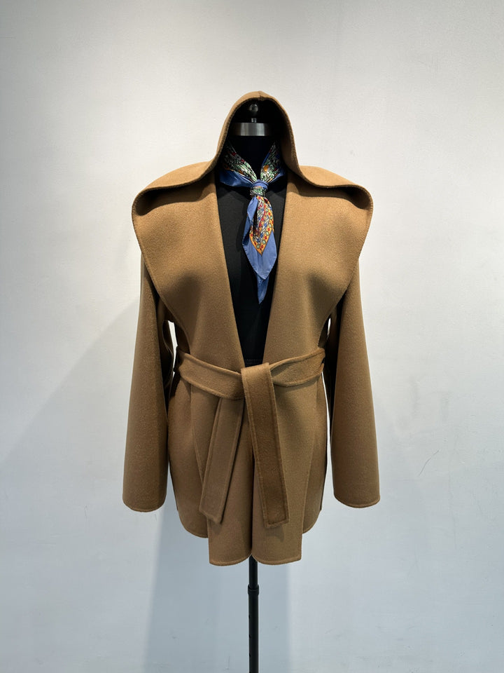 Women Chic Oversized Wrap Coat Drune