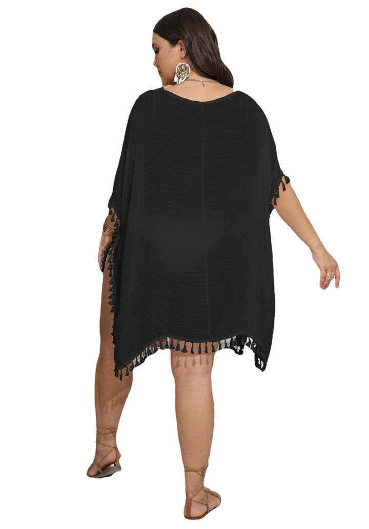 Ladies elegant crochet beach poncho Mune Fashion