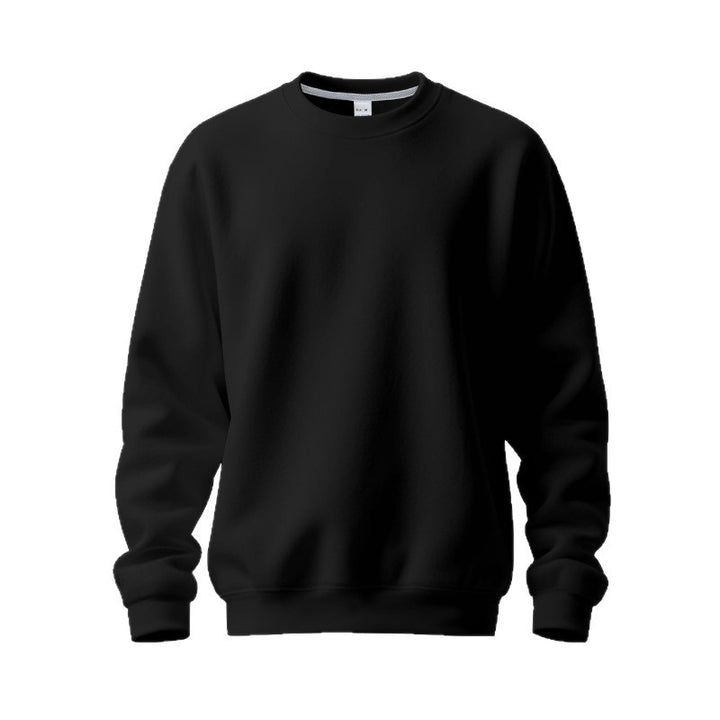 Men's oversized crew neck sweatshirt made of soft cotton fleece with ribbed cuffs Mune Fashion