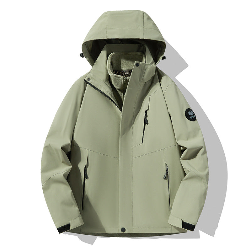Men's triple combinable functional jacket with detachable quilted vest Mune Fashion
