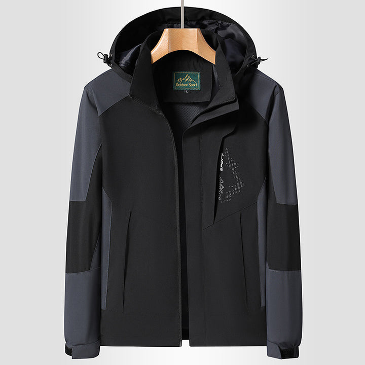 Women's Hooded Softshell Jacket wind and water repellent breathable Mune Fashion