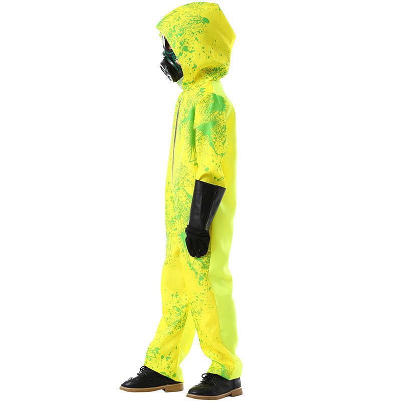 Unisex safety suit with hood and gas mask Mune Fashion